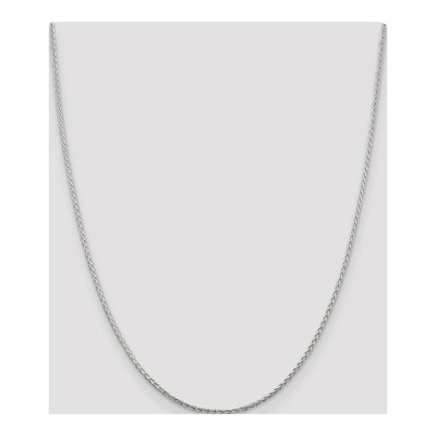 Sterling Silver 1.45mm Diamond-Cut Round Wheat Chain – view 4