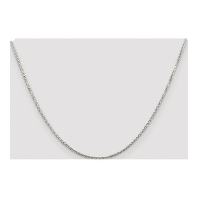 Sterling Silver 1.45mm Diamond-Cut Round Wheat Chain – view 4