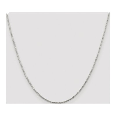 Sterling Silver 1.45mm Diamond-Cut Round Wheat Chain – view 4
