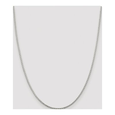 Sterling Silver 1.45mm Diamond-Cut Round Wheat Chain – view 4