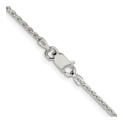 Sterling Silver 1.45mm Diamond-Cut Round Wheat Chain – view 3