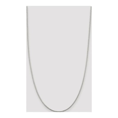 Sterling Silver 1.45mm Diamond-Cut Round Wheat Chain – view 4