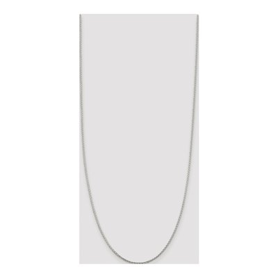 Sterling Silver 1.45mm Diamond-Cut Round Wheat Chain – view 4