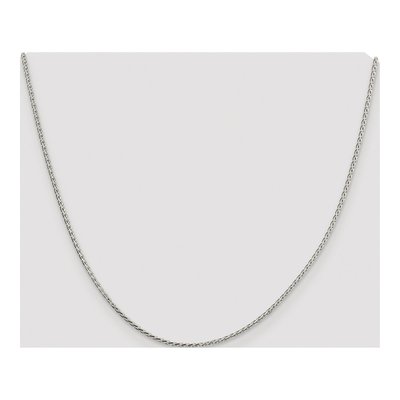 Sterling Silver 1.7mm Diamond-Cut Round Wheat Chain – view 4