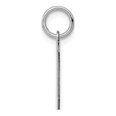Sterling Silver Number 0 Charm – view 2