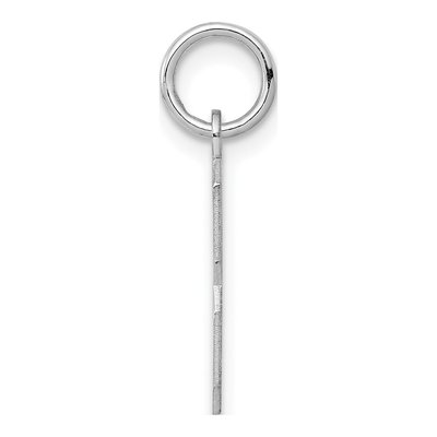Sterling Silver Number 3 Charm – view 2