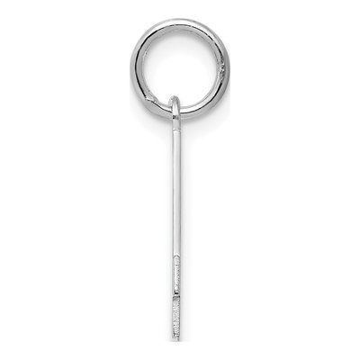 Sterling Silver Number 4 Pendant – view 2