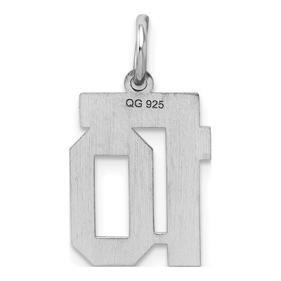 Sterling Silver Number 10 Pendant – view 5