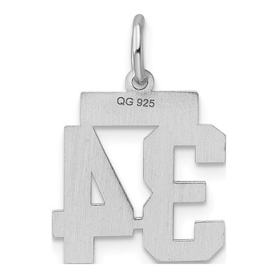 Sterling Silver Number 34 Pendant – view 5