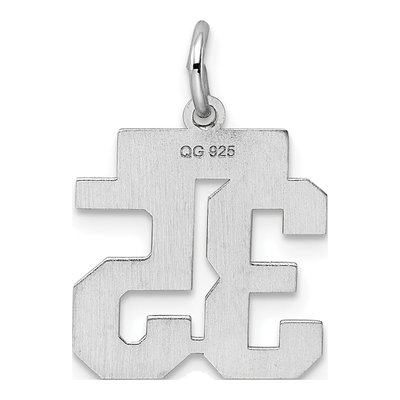 Sterling Silver Number 35 Charm – view 5