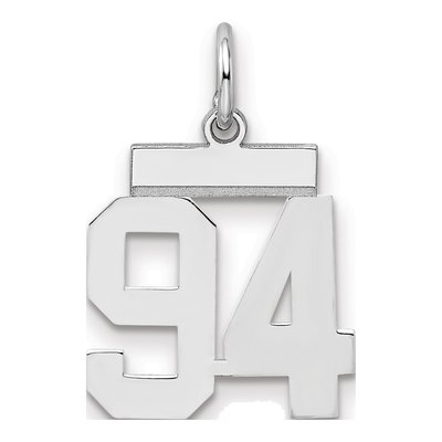 Sterling Silver Number 94 Charm