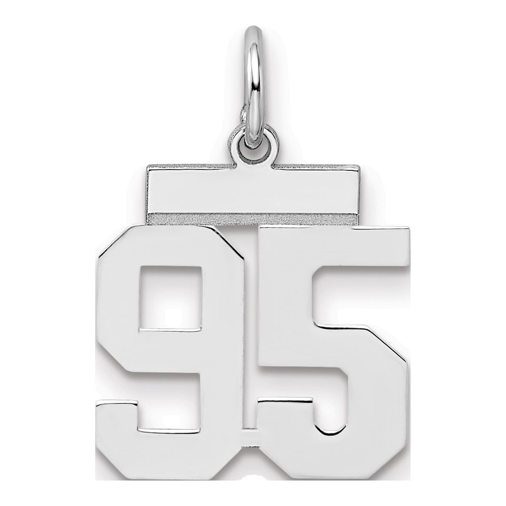 Sterling Silver Number 95 Charm