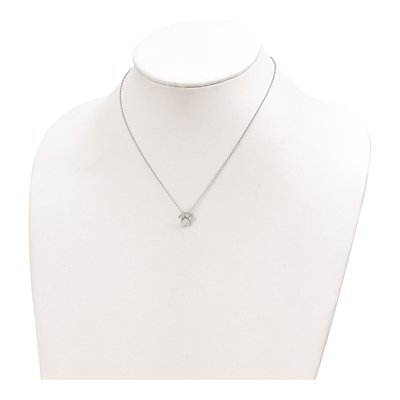 Sterling Silver Paw Print Necklace & Earring Set – view 5