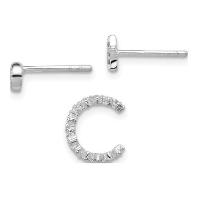Sterling Silver CZ Star & Circle Ear Cuff Set of 3 – view 3