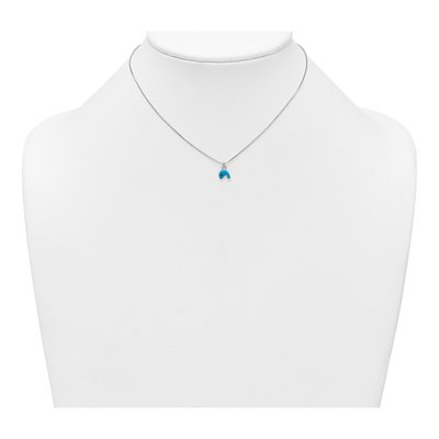 Girls' Sterling Silver Dolphin Necklace & Earring Set – view 5