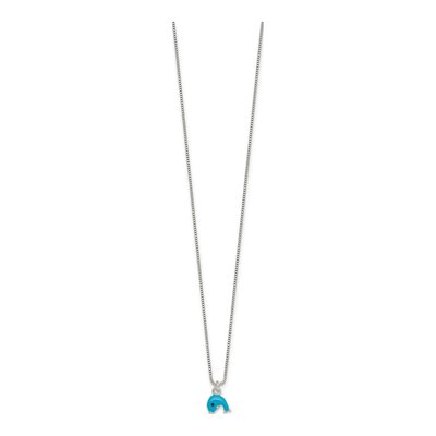 Girls' Sterling Silver Dolphin Necklace & Earring Set – view 7