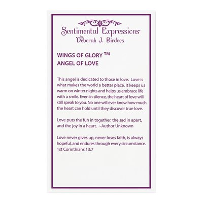 Sterling Silver CZ Angel of Love Pendant Necklace – view 7