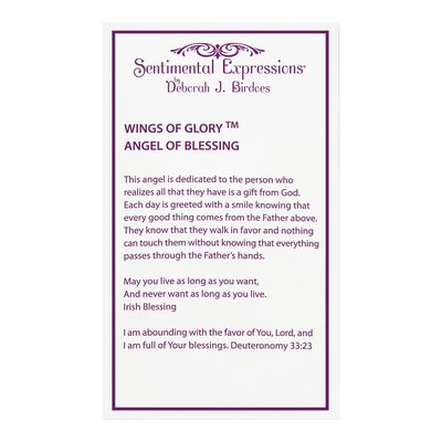 Sterling Silver CZ Angel Pendant Necklace – view 7