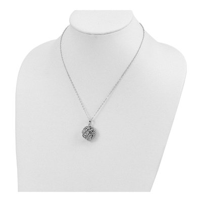 Sterling Silver Ash Holder Remembrance Pendant Necklace – view 6