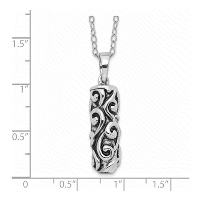 Sterling Silver Ash Holder Pendant Necklace – view 4