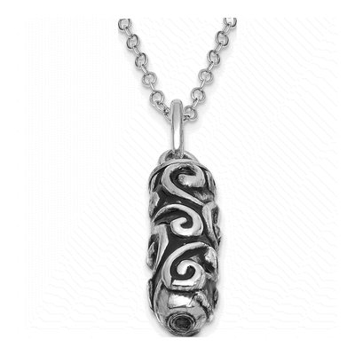 Sterling Silver Ash Holder Pendant Necklace – view 6