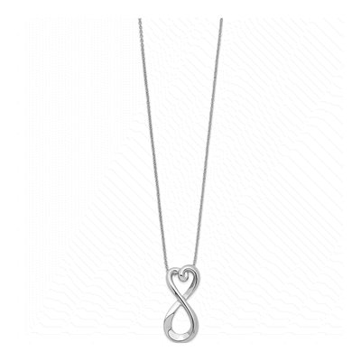 Sterling Silver Infinite Love Pendant Necklace – view 2