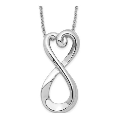 Sterling Silver Infinite Love Pendant Necklace