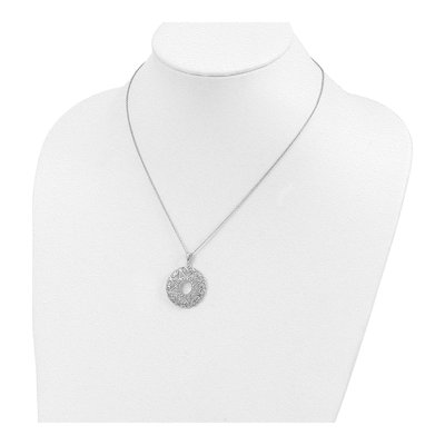 Sterling Silver Family Heart Strings Necklace – view 5