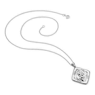 Sterling Silver Family Blessings Pendant Necklace – view 7