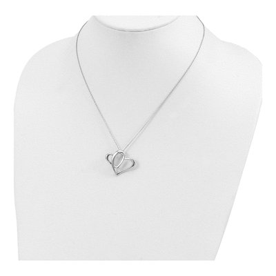 Sterling Silver 'daughter' Heart Necklace – view 4