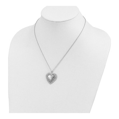 Gold-Plated Sterling Silver Grandma Heart Pendant Necklace – view 5
