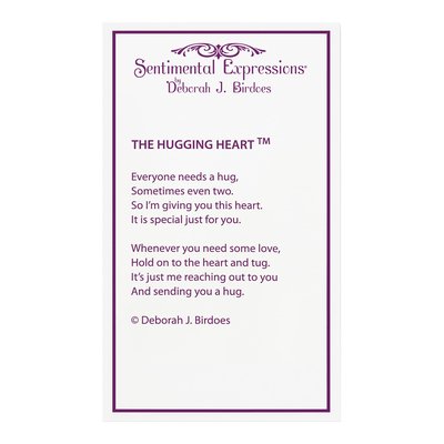 Sterling Silver Hugging Heart Necklace, 18in – view 7