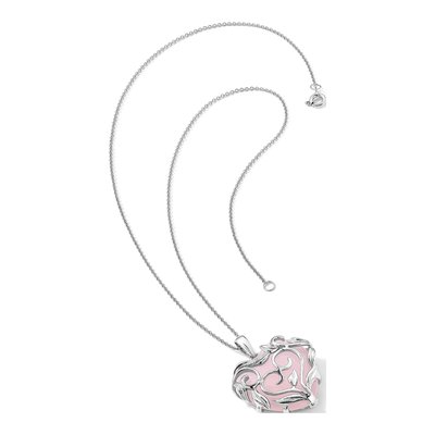 Sterling Silver Quartz Heart Pendant Necklace – view 8