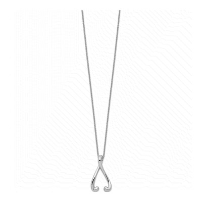 Sterling Silver 'i Wish You Best' Pendant Necklace – view 2