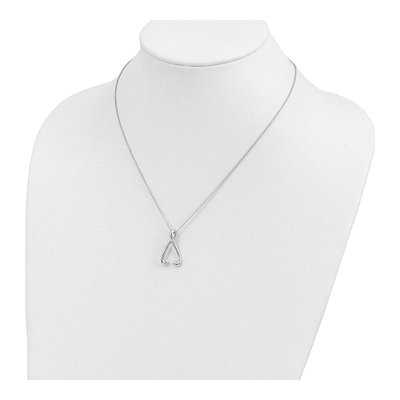 Sterling Silver 'i Wish You Best' Pendant Necklace – view 5