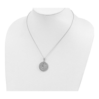 Sterling Silver Antiqued Children Pendant Necklace – view 5