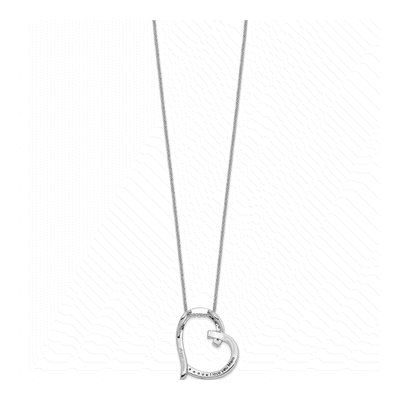 Sterling Silver CZ 'love You Mom' Pendant Necklace – view 7