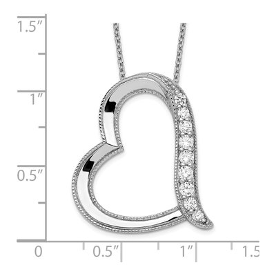 Sterling Silver CZ Daughter-In-Law Pendant Necklace – view 4
