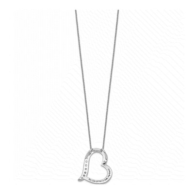 Sterling Silver CZ Daughter-In-Law Pendant Necklace – view 7