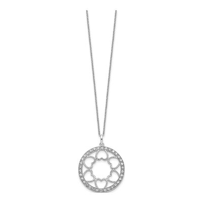 Sterling Silver CZ 'fullness of Blessings' Necklace – view 2