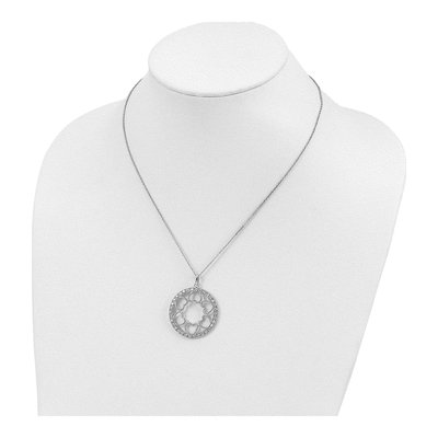 Sterling Silver CZ 'fullness of Blessings' Necklace – view 5