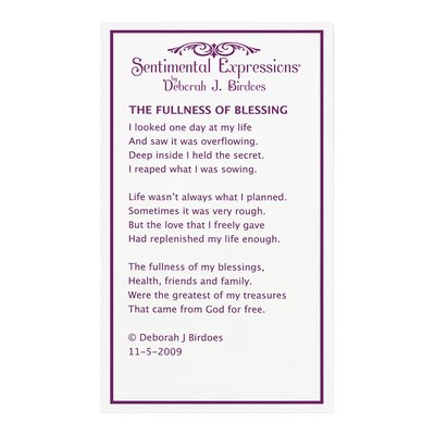 Sterling Silver CZ 'fullness of Blessings' Necklace – view 6