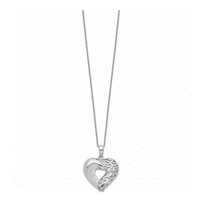 Sterling Silver 'close to My Heart' Necklace – view 2