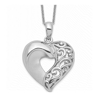Sterling Silver 'close to My Heart' Necklace