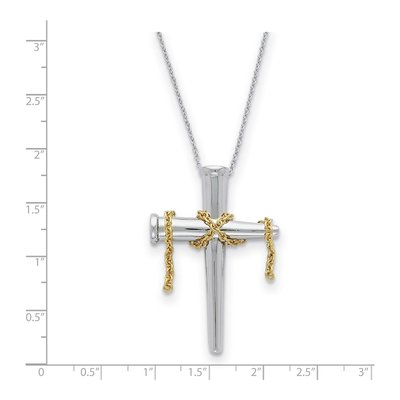 Sterling Silver It Is Finished Pendant Necklace – view 2