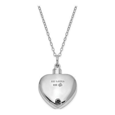 Sterling Silver Ash Holder Pendant Necklace – view 3
