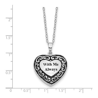 Sterling Silver Ash Holder Pendant Necklace – view 4
