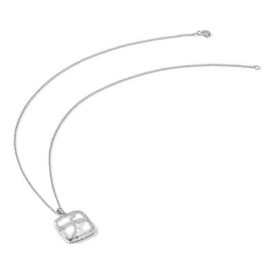 Sterling Silver CZ Sisters Heart Necklace – view 8