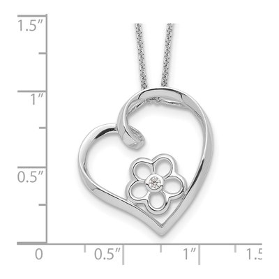Sterling Silver CZ 'my Special Niece' Necklace – view 3