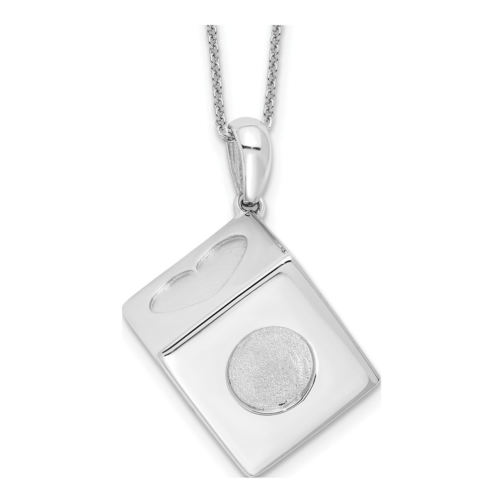 Sterling Silver 'Lucky As Can Be' 18in Necklace